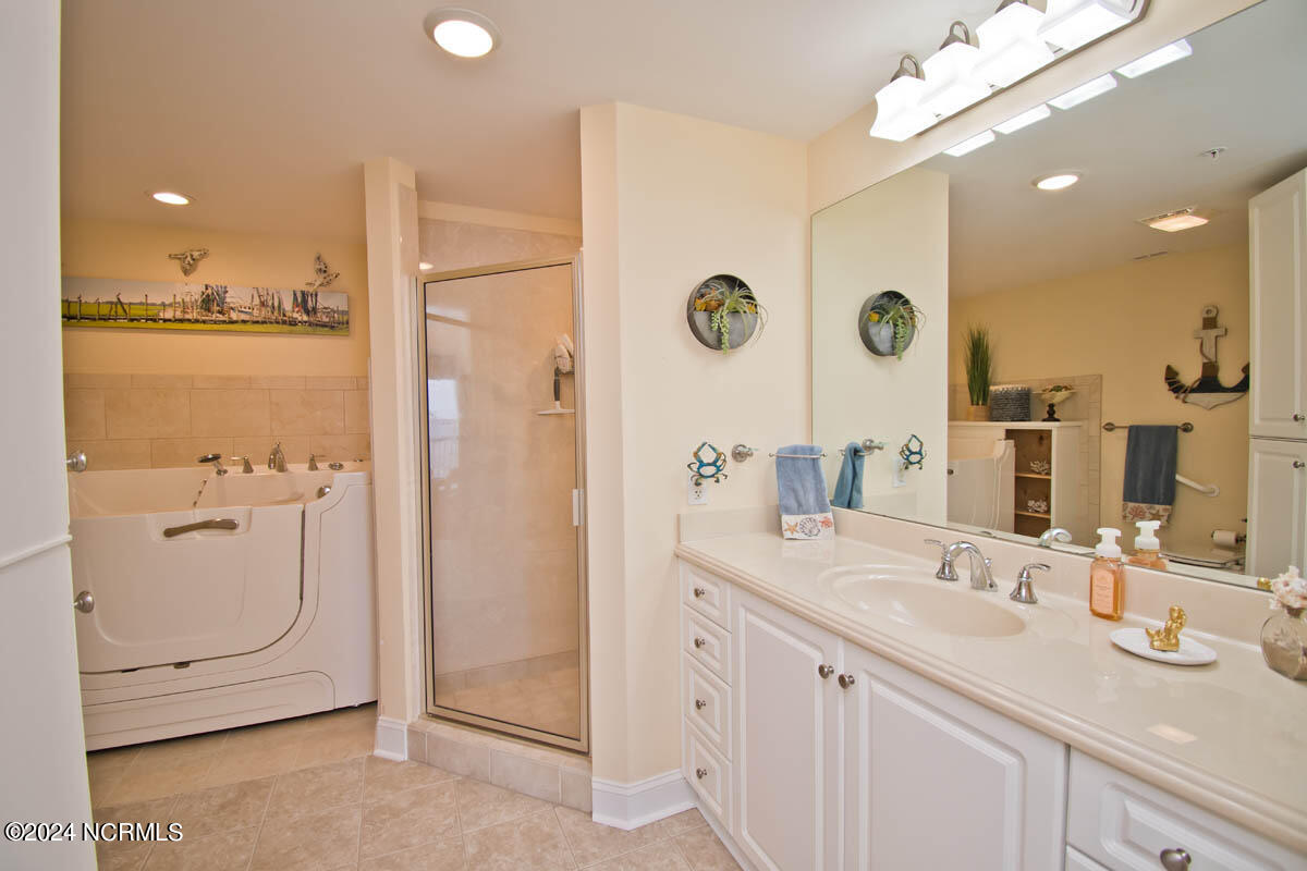 1550 Salter Path Road, Unit 301 Indian Beach, NC 28512 - Photo 27 of 63 Master Bath