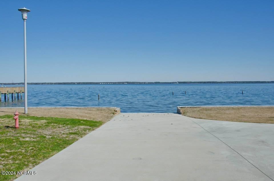 1550 Salter Path Road, Unit 301 Indian Beach, NC 28512 - Photo 5 of 63 100+ foot private fishing dock, boat ramp, boat storage, sandy sunning beach