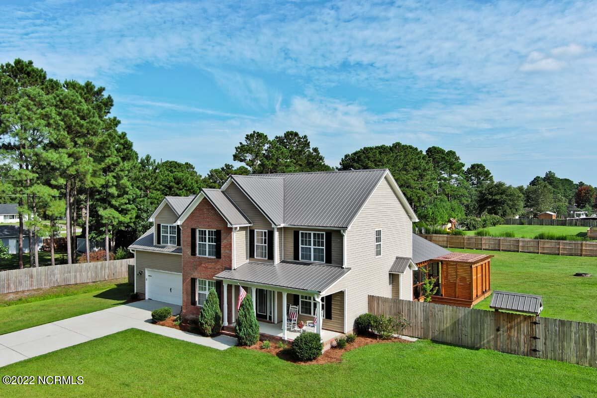 303 Trappers Road Hubert, NC 28539 - Photo 29 of 31 Aerial View of House