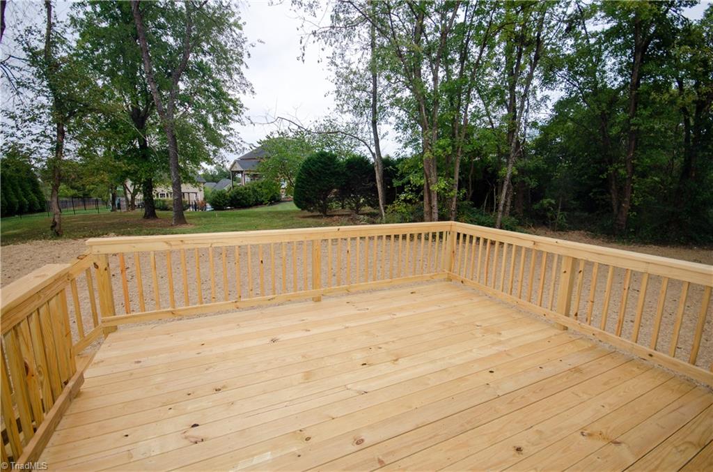 3589 Transou Road Pfafftown, NC 27040 - Photo 27 of 29 Backyard Deck for Entertaining