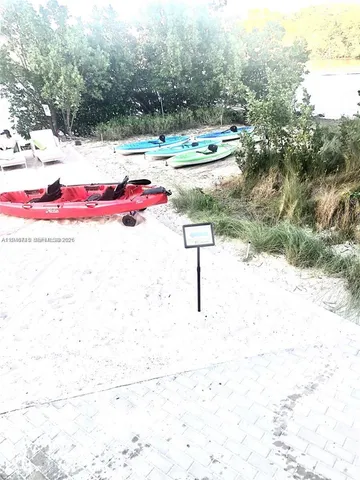 a view of the snow on the road