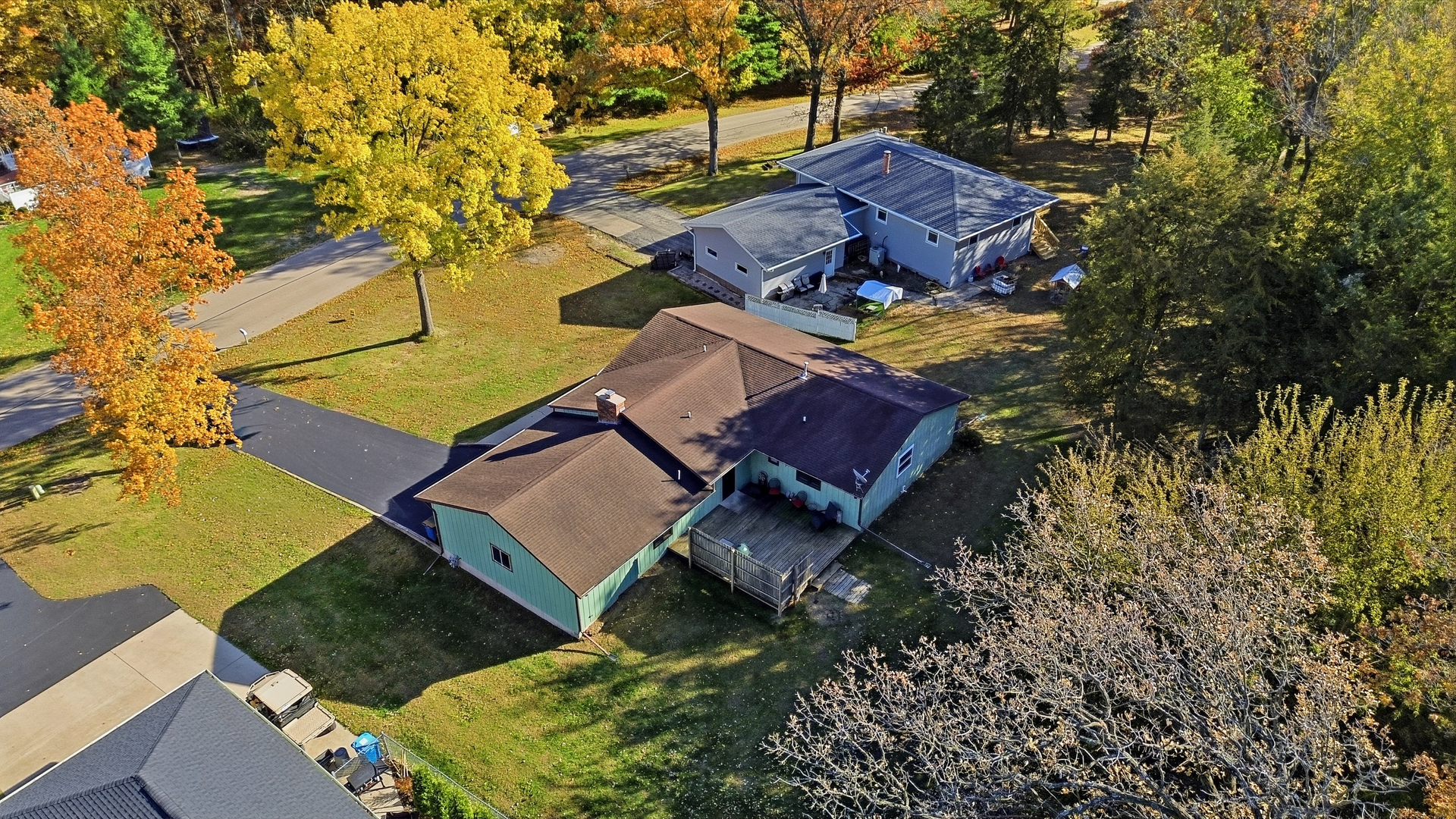 2235 Center Lane Dixon, IL 61021 - Photo 3 of 51 an aerial view of a house with a yard basket ball court and outdoor seating