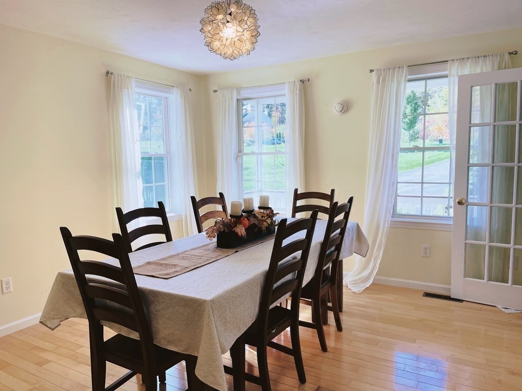 18 Windsor Road Shirley, MA 01464 - Photo 14 of 33 a view of a dining room with furniture and wooden floor