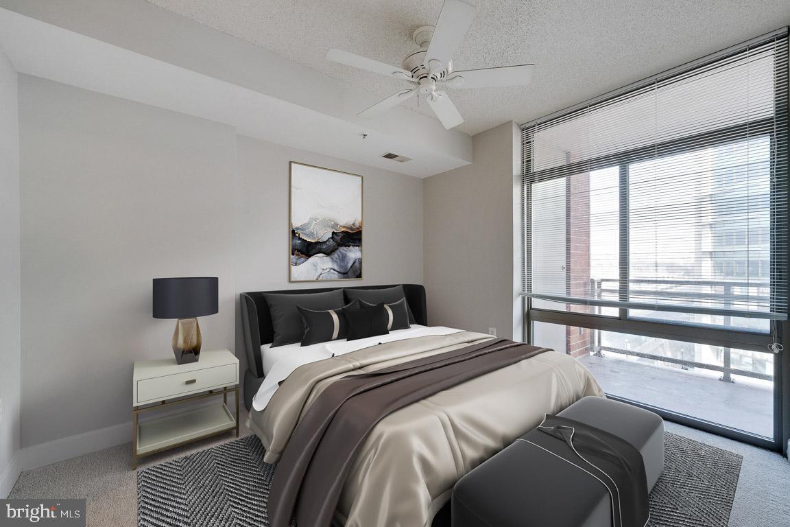 3600 South Glebe Road, Unit 611W Arlington, VA 22202 - Photo 4 of 43 Master Bedroom- virtually staged