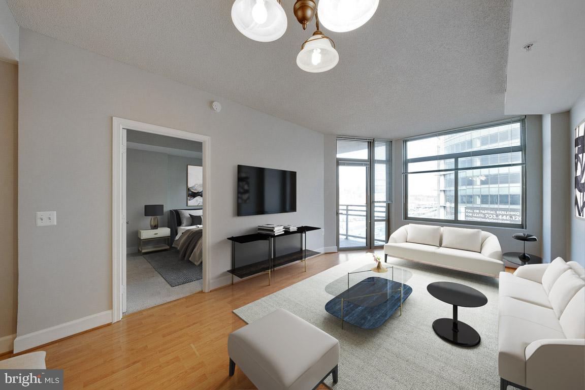 3600 South Glebe Road, Unit 611W Arlington, VA 22202 - Photo 5 of 43 Family Room- virtually staged
