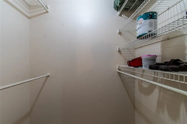 a close view of utility room