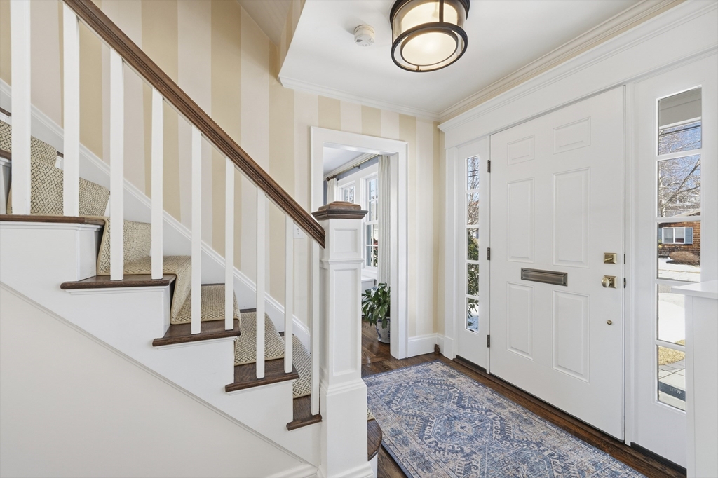 16 Pickwick Road Marblehead, MA 01945 - Photo 2 of 30 a view of entryway and hall with wooden floor