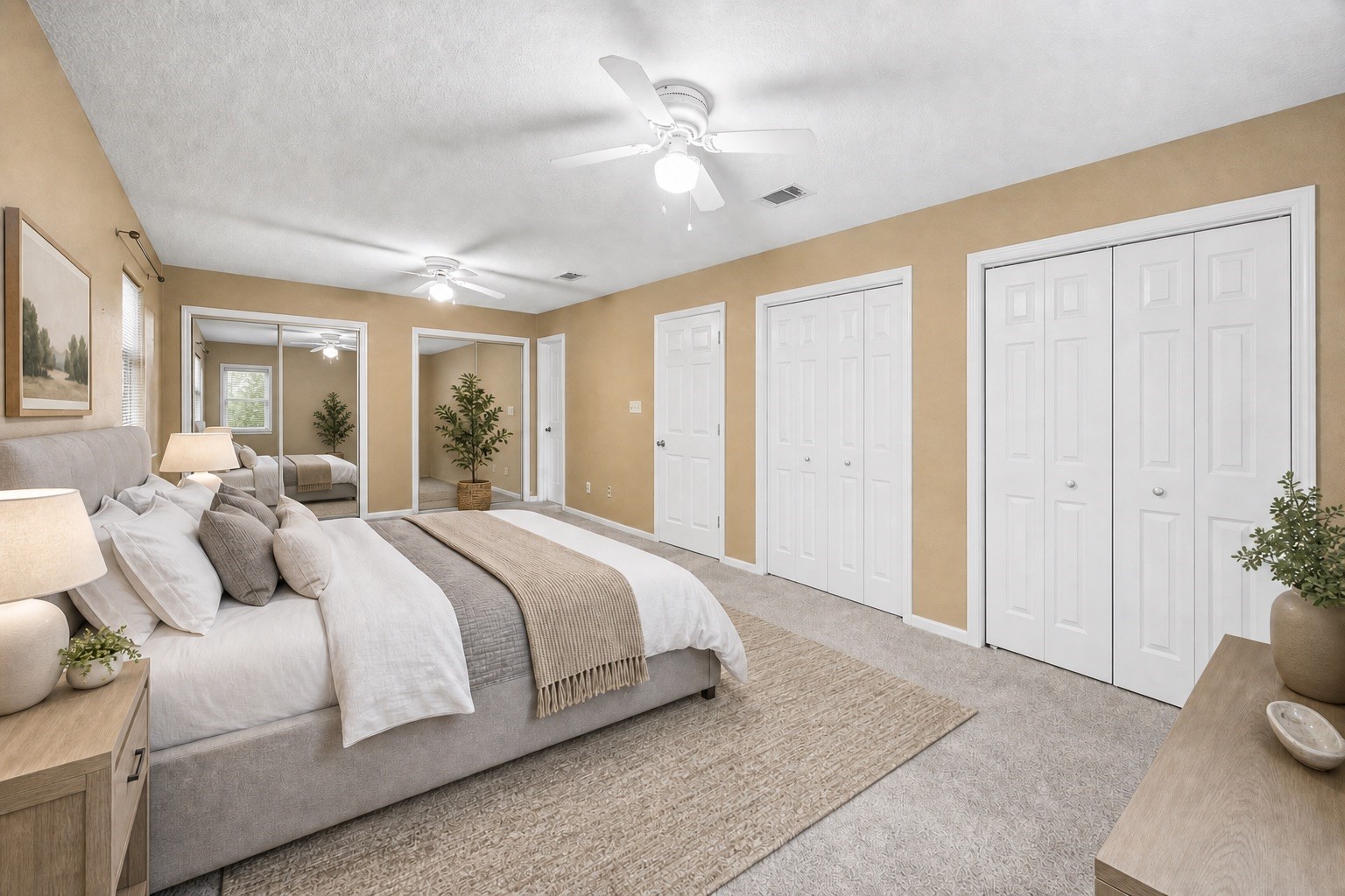 422 Nursery Road Spring, TX 77380 - Photo 7 of 16 Huge primary bedroom with tons of closet space. Virtually Staged