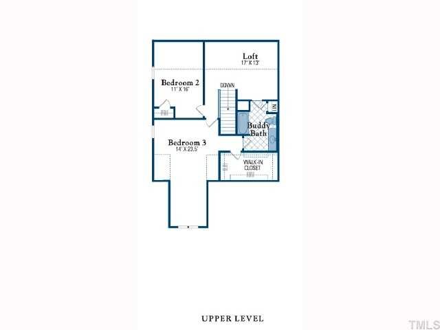Notice the large bedrooms and walk-in-closet off of bedroom 3!!  Excellent storage space in this home and perfect for guests...especially those teenagers or grandkids!