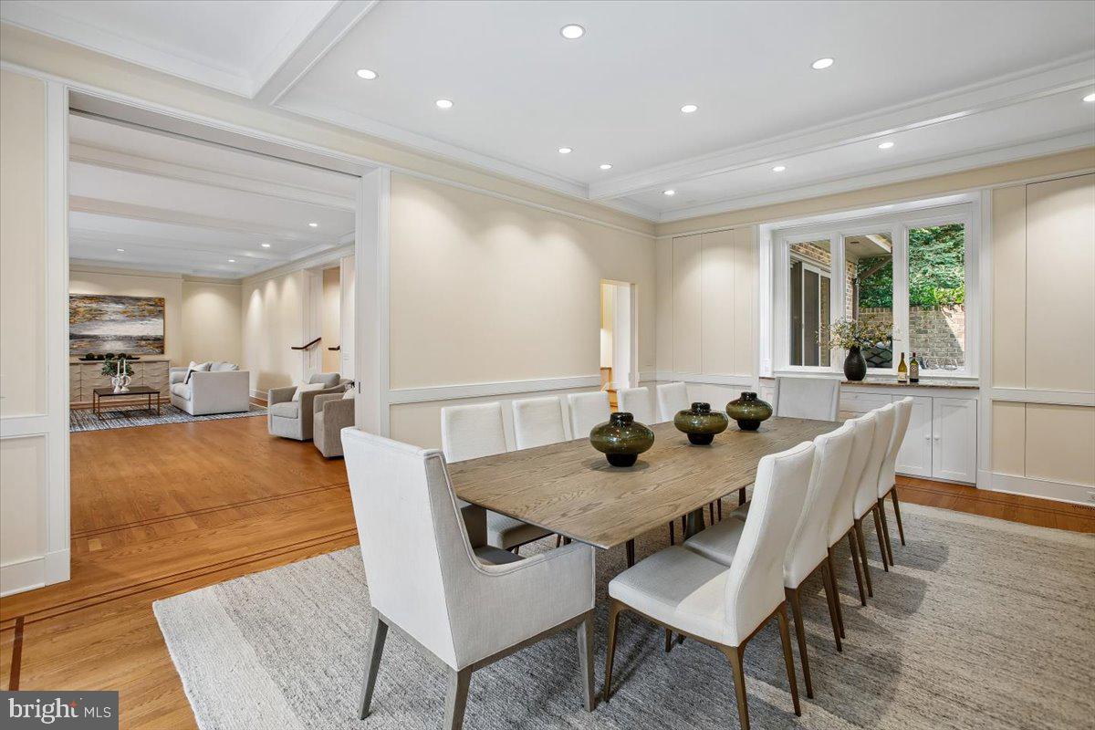 700 Belgrove Road McLean, VA 22101 - Photo 26 of 74 Formal Dining Room with sliding glass doors