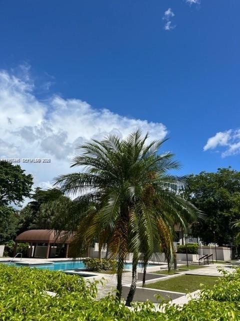 14020 Southwest 90th Terrace, Unit 14020 Miami, FL 33186 - Photo 9 of 13 a view of a yard with palm trees