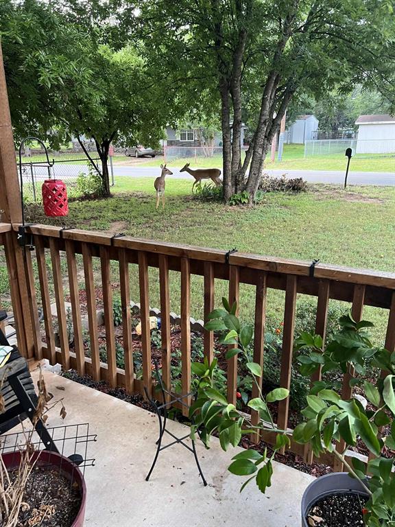 905 Poe Street Azle, TX 76020 - Photo 5 of 30 a view of backyard with green space and seating