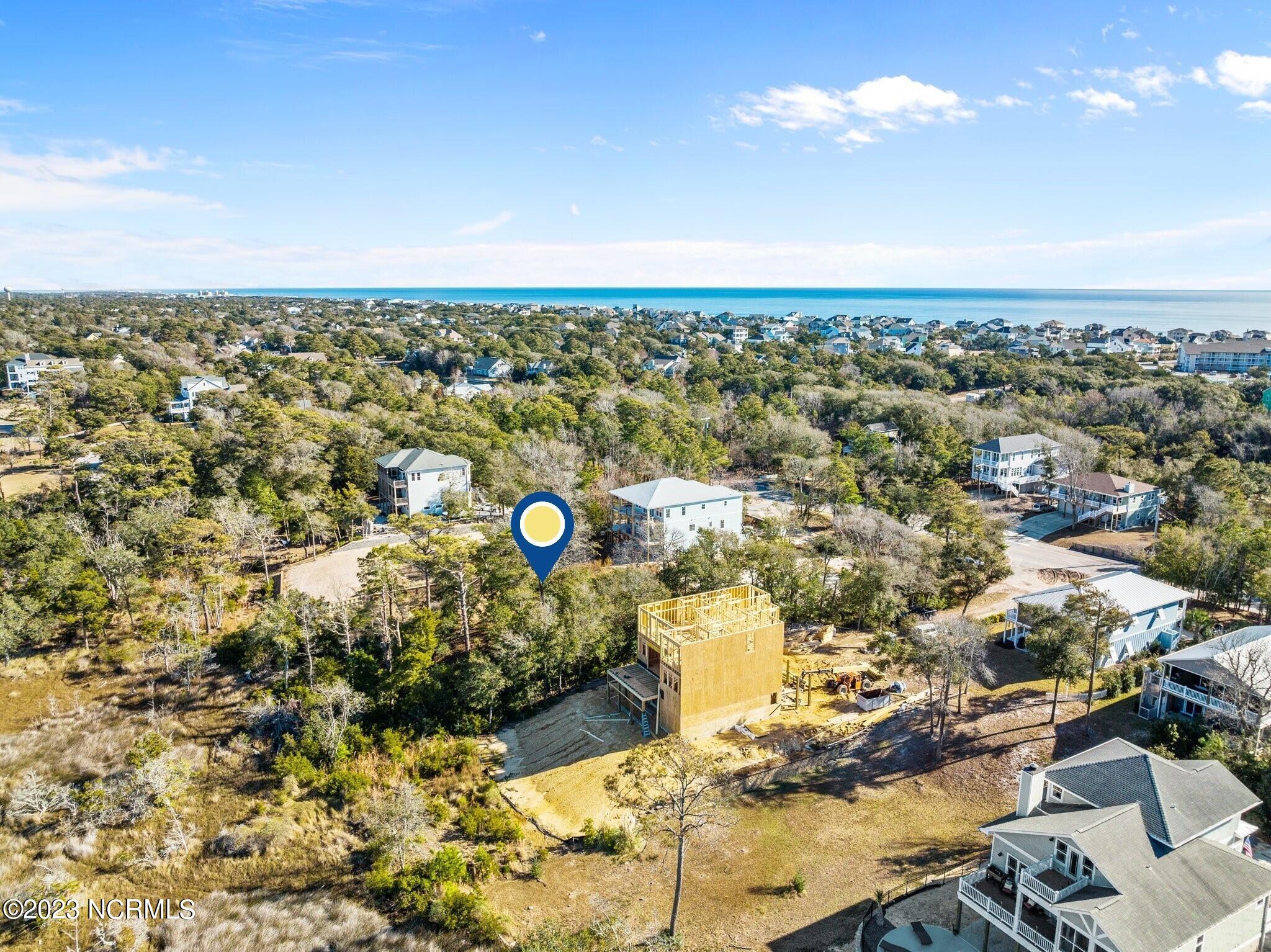 10512 Coast Guard Road Emerald Isle, NC 28594 - Photo 18 of 25 Ocean Facing Aerial 2