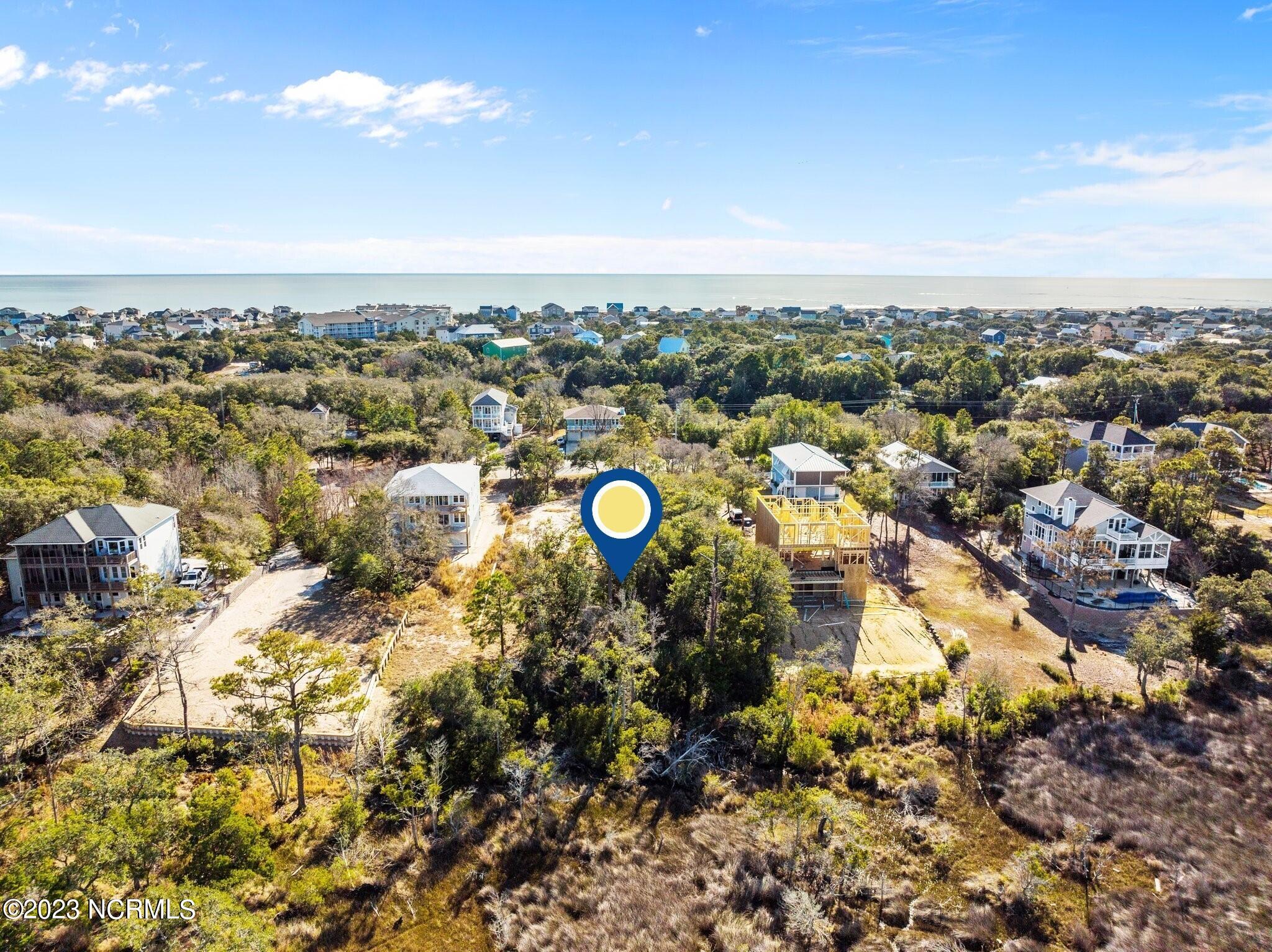 10512 Coast Guard Road Emerald Isle, NC 28594 - Photo 19 of 25 Ocean Facing Aerial 3