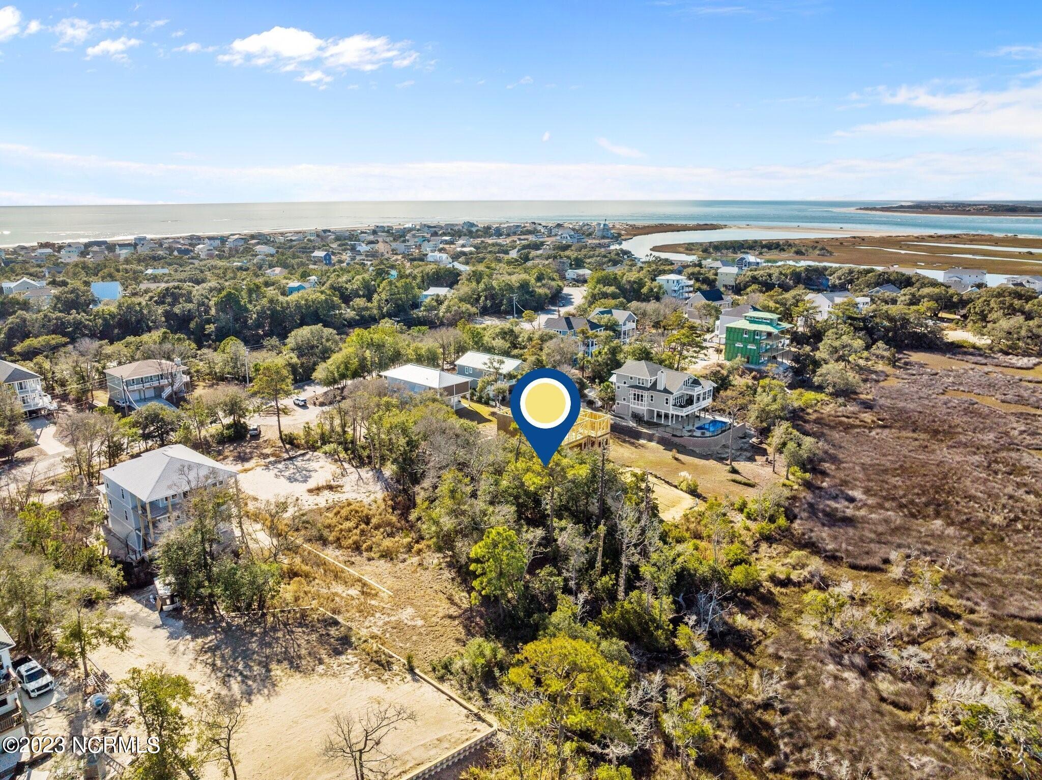 10512 Coast Guard Road Emerald Isle, NC 28594 - Photo 20 of 25 Ocean Facing Aerial 4