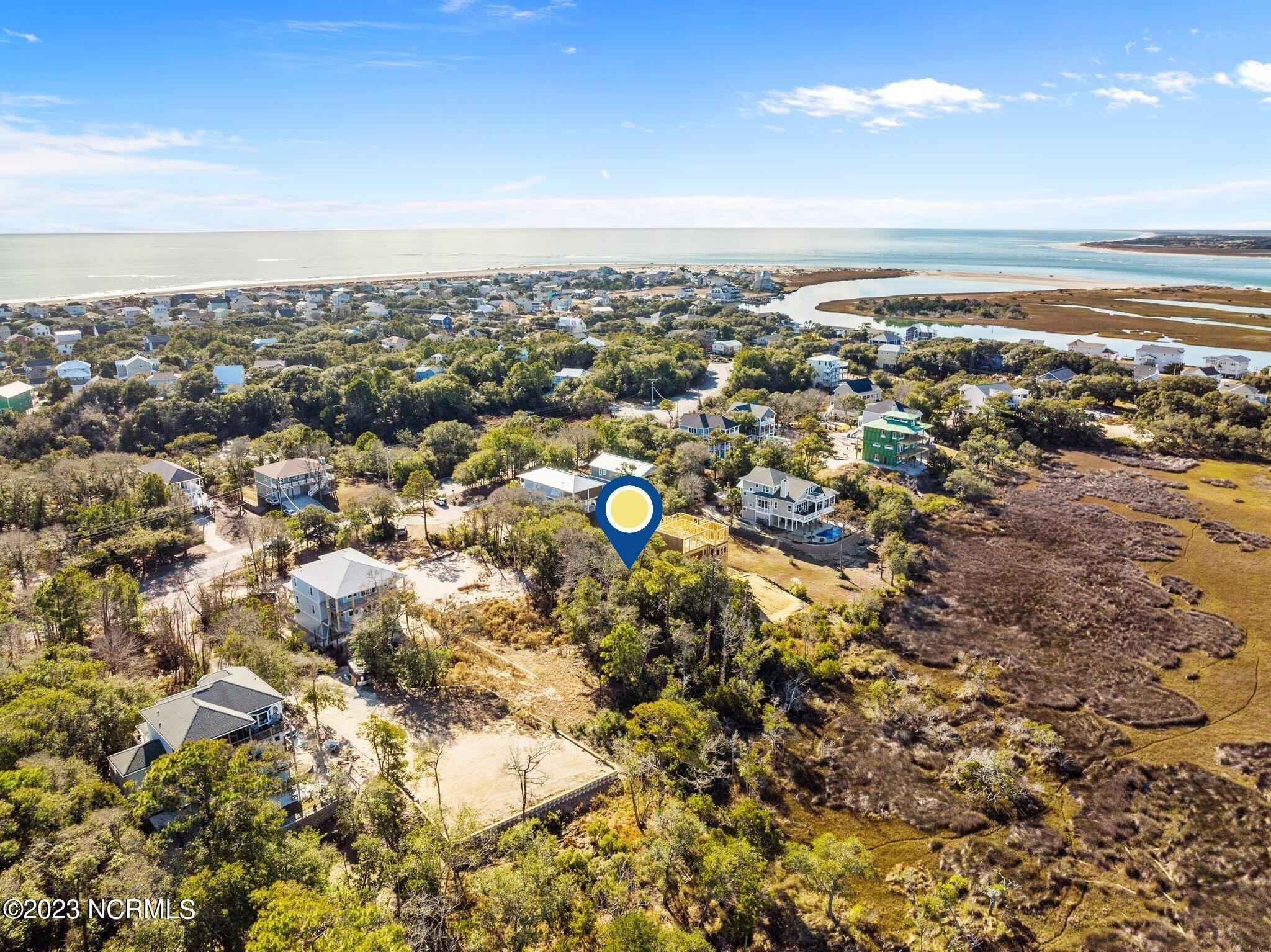 10512 Coast Guard Road Emerald Isle, NC 28594 - Photo 21 of 25 Ocean Facing Aerial 5