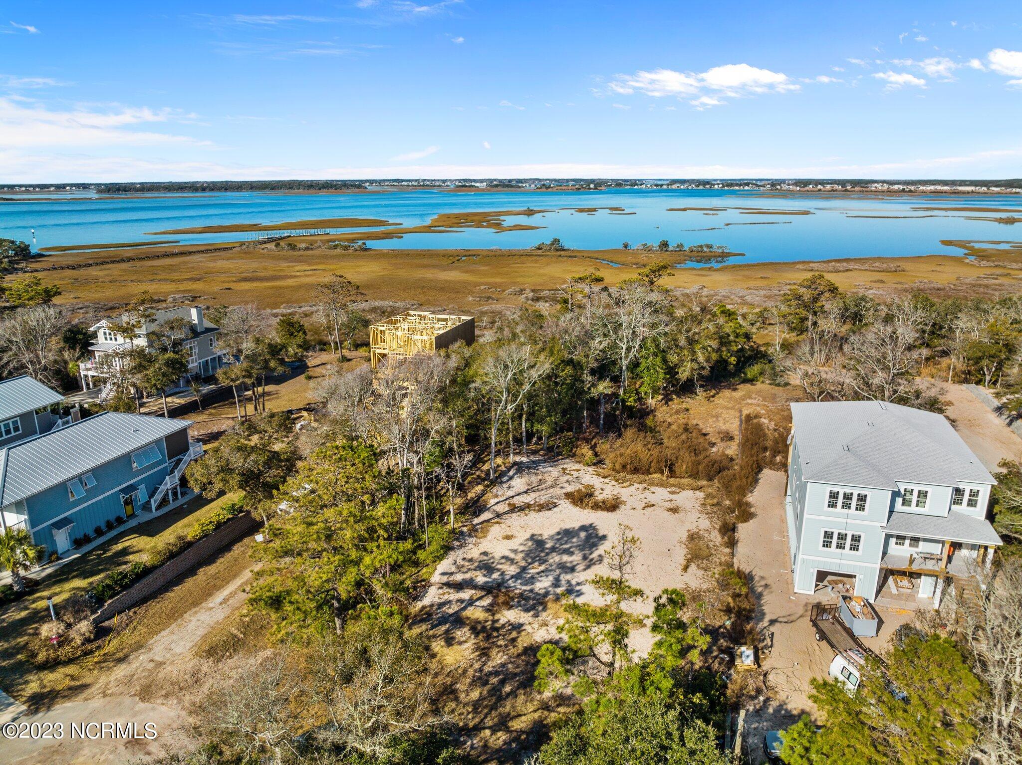 10512 Coast Guard Road Emerald Isle, NC 28594 - Photo 3 of 25 Sound Facing Aerial