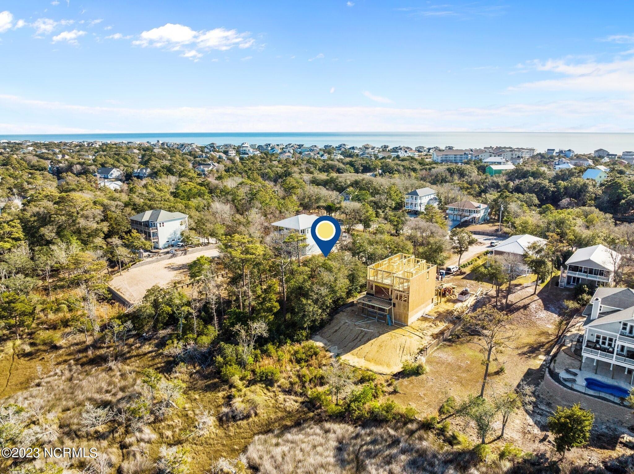 10512 Coast Guard Road Emerald Isle, NC 28594 - Photo 9 of 25 Ocean Facing Aerial
