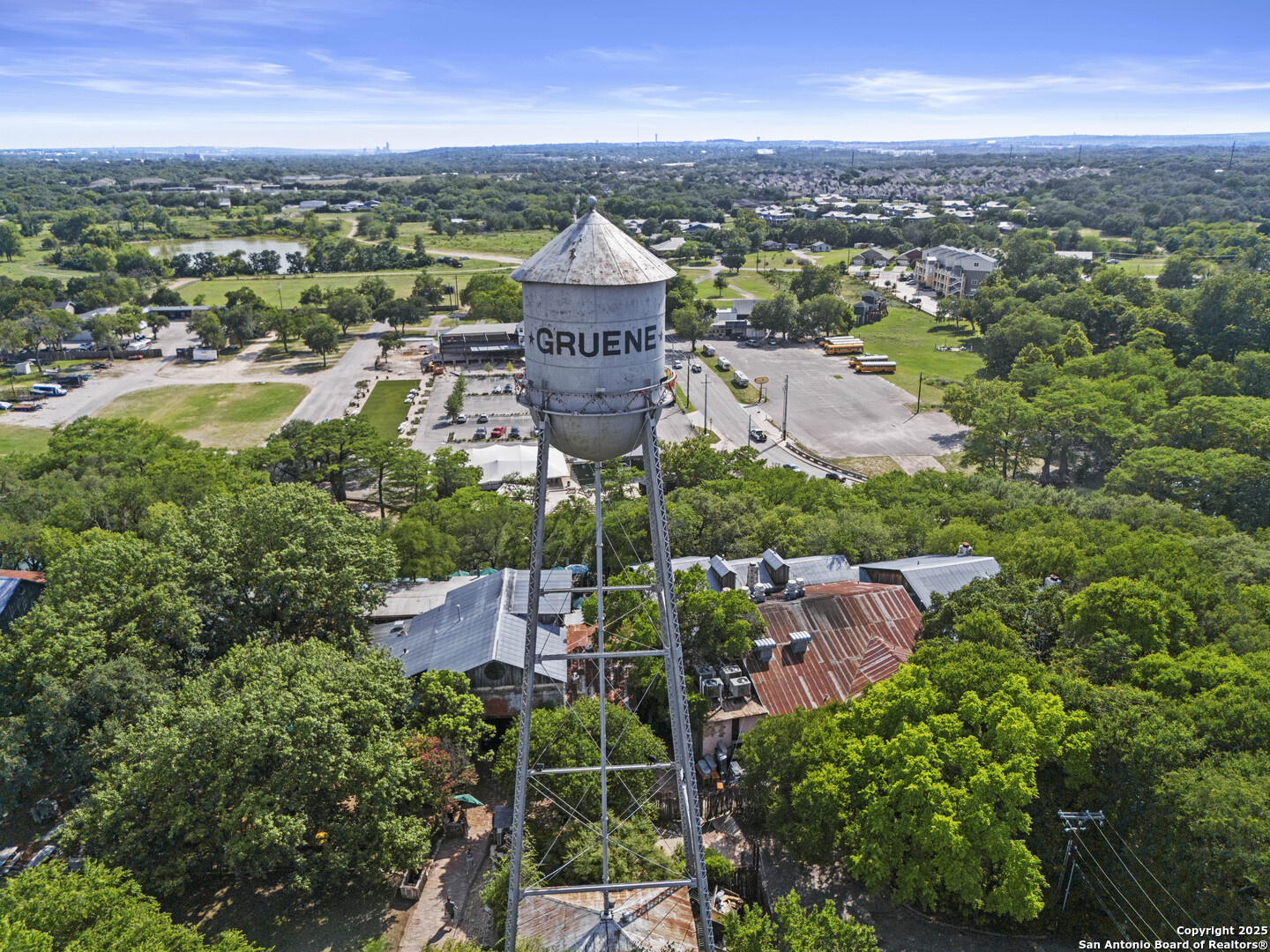 1554 Gruene Road, Unit A5 New Braunfels, TX 78130 - Photo 22 of 22 an aerial view of multiple house