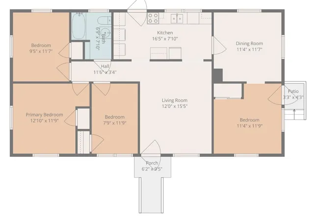 $198,000 | 112 Laprade Street, Brookneal, VA 24528