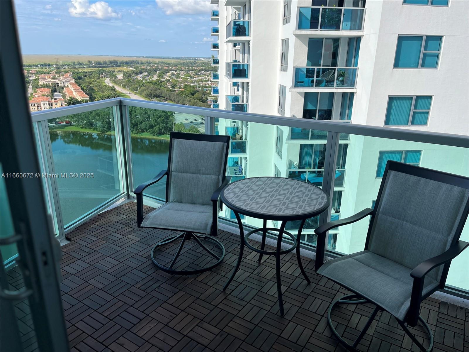 2681 North Flamingo Road, Unit 2108S Sunrise, FL 33323 - Photo 15 of 20 a view of a chairs in balcony