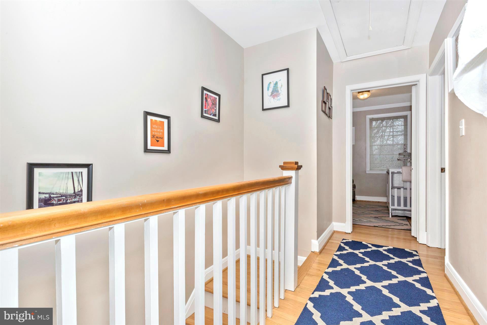 172 Stanmore Road Baltimore, MD 21212 - Photo 18 of 30 a view of a hallway with entryway and a window