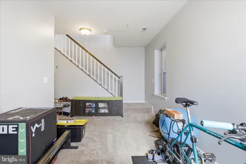 a view of entryway with a front door
