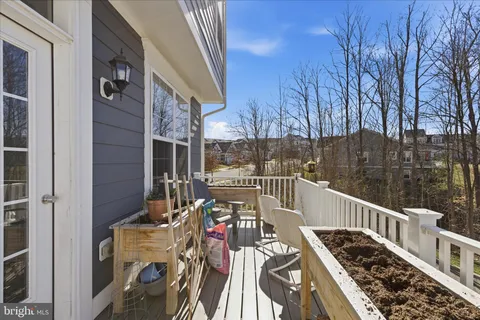 a view of balcony and deck