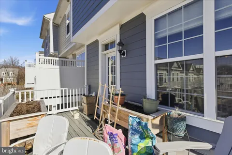 a outdoor space with patio furniture