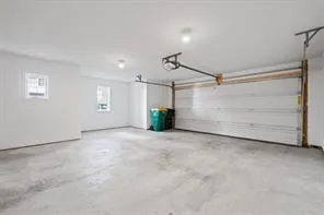 a view of a garage