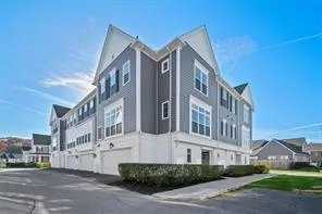 a view of a building with a street