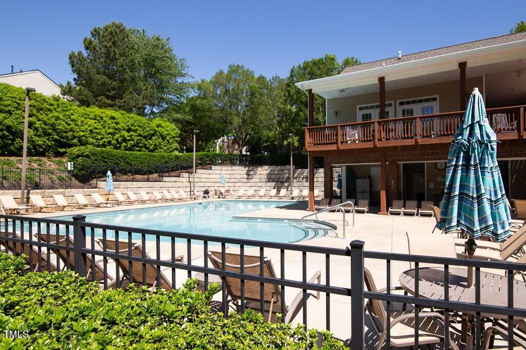 8404 Split Stone Lane Raleigh, NC 27613 - Photo 44 of 45 a view of a house with backyard and sitting area