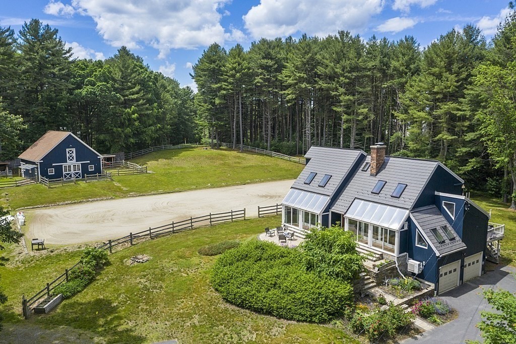 92 Sampson Road Bolton, MA 01740 - Photo 5 of 42 an aerial view of a house