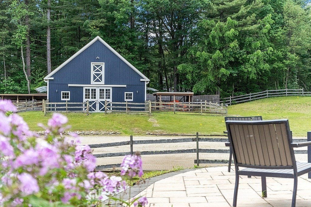 92 Sampson Road Bolton, MA 01740 - Photo 6 of 42 a view of a house with swimming pool