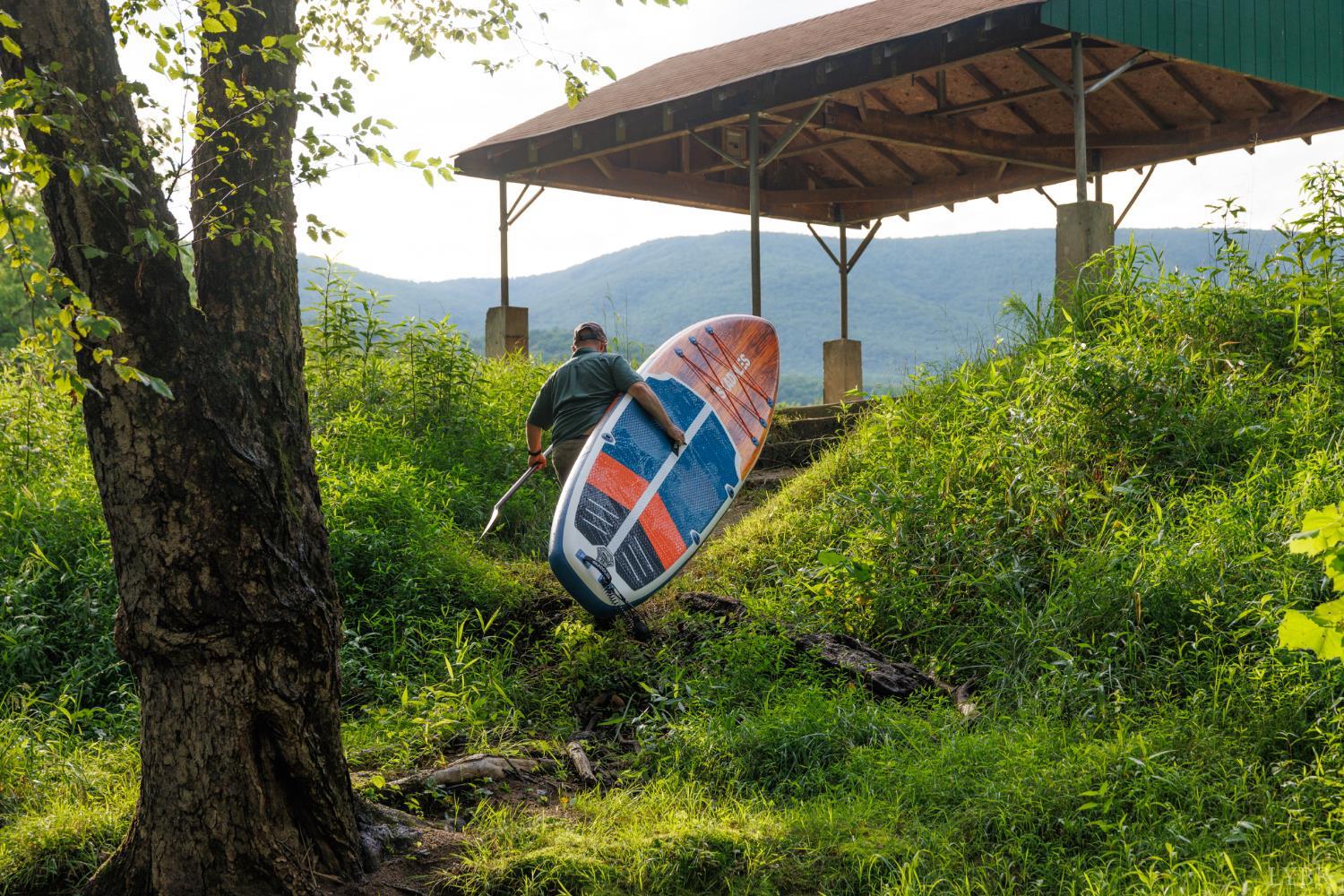 0 41 News Road Eagle Rock, VA 24085 - Photo 24 of 51 a view of a table and chairs under an umbrella