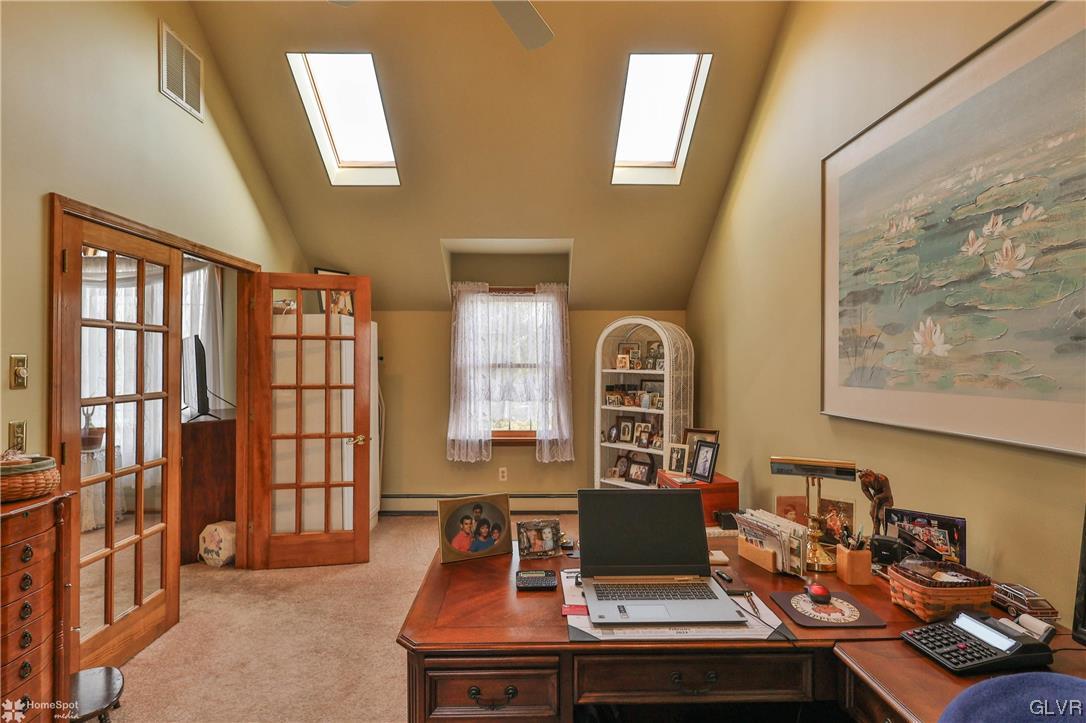 193 Nolf Road Nazareth, PA 18064 - Photo 29 of 47 a view of a workspace with furniture and a window