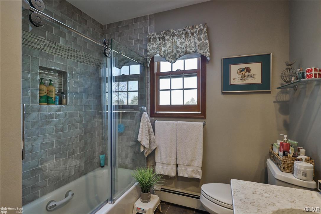 193 Nolf Road Nazareth, PA 18064 - Photo 34 of 47 a bathroom with a sink a toilet and shower