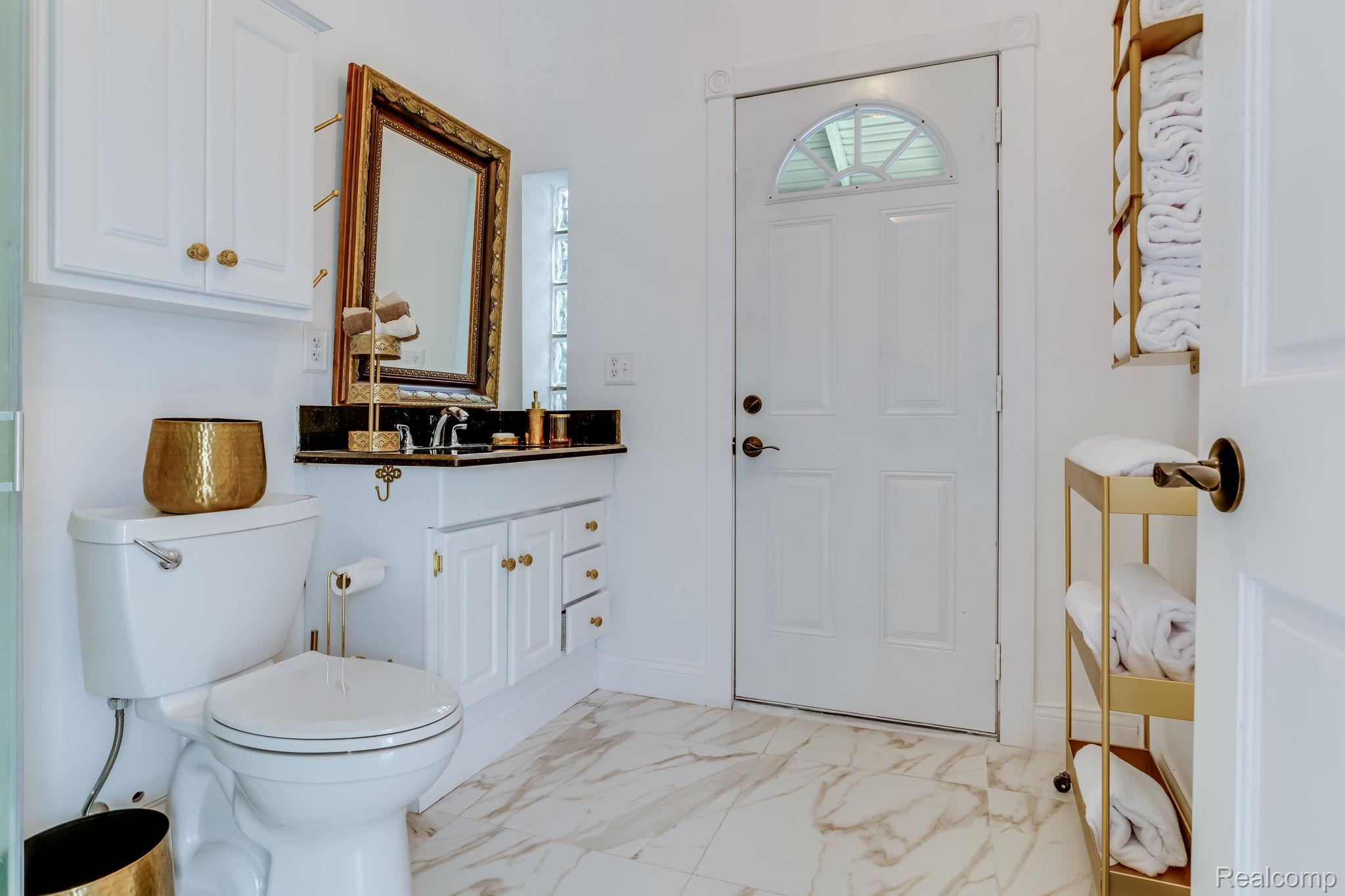 2400 North Lakeshore Road Carsonville, MI 48419 - Photo 7 of 33 Entrance foyer with light marble finish flooring