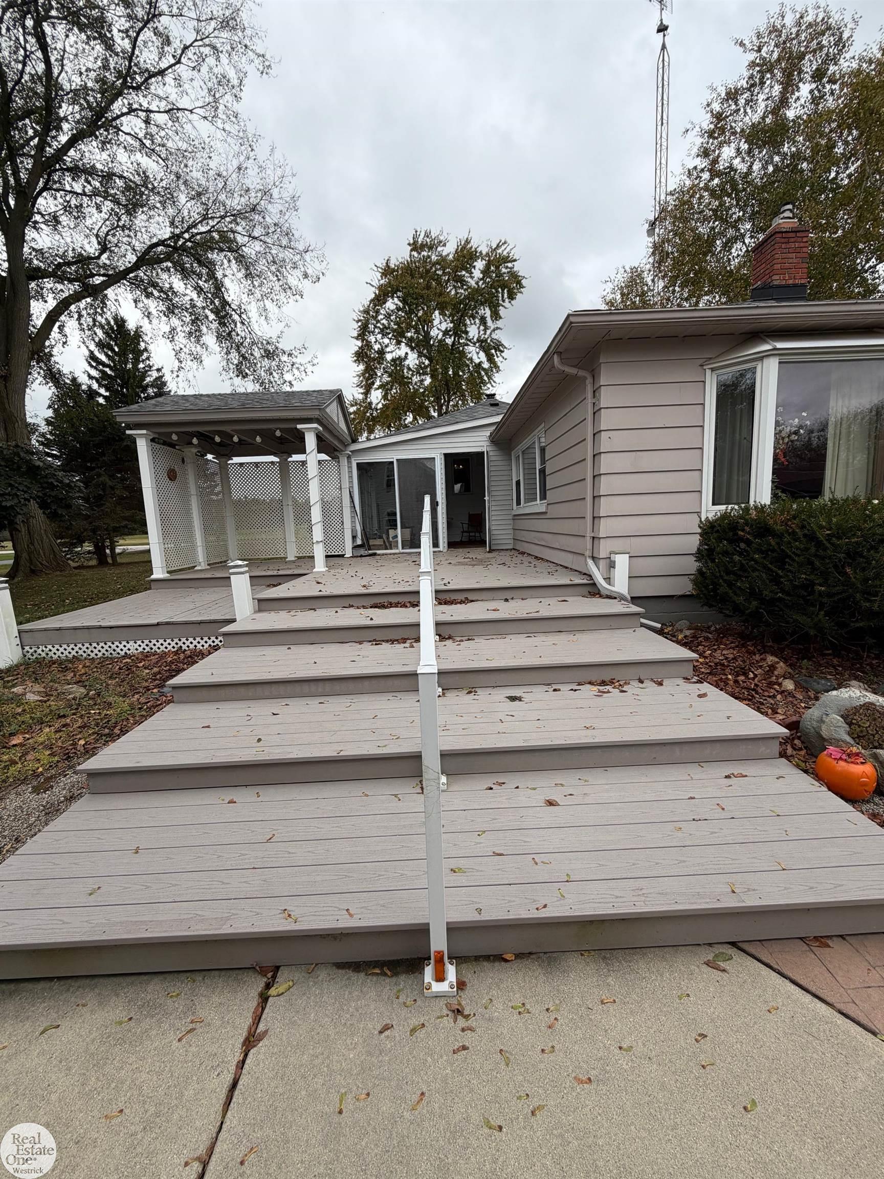 Rear Deck Entrance