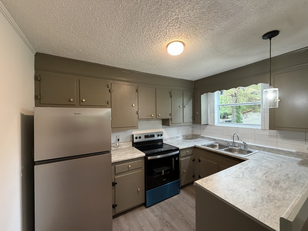 920 Damron Loop Counce, TN 38326 - Photo 5 of 14 a kitchen with a sink a stove a refrigerator and windows