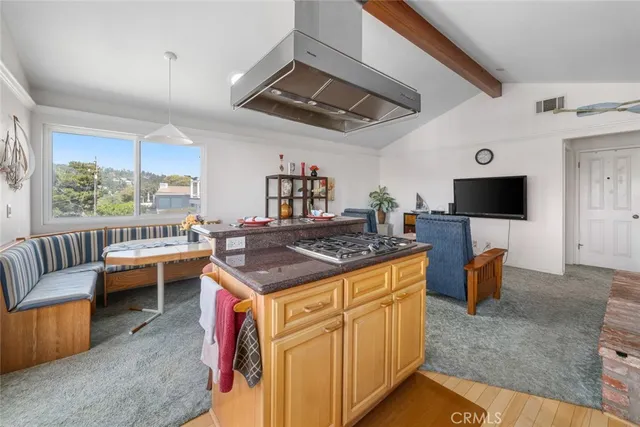 a view of a patio with swimming pool