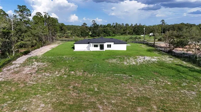a view of a lake with mountain