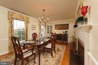 23387 Mersey Road Middleburg, VA 20117 - Photo 13 of 30 Formal Dining Room w/fireplace