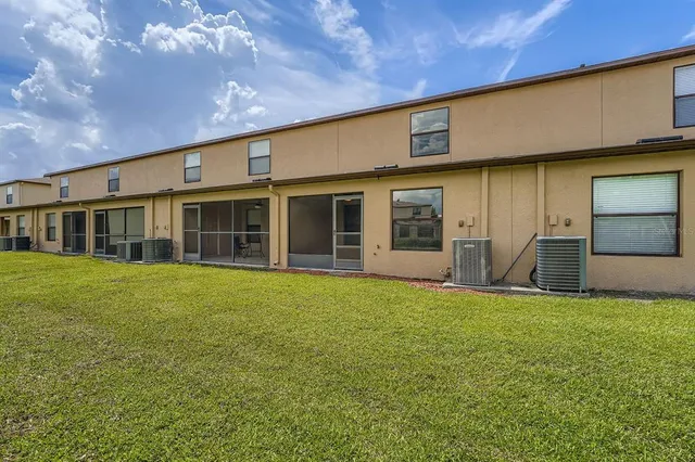 a view of a house with a garden