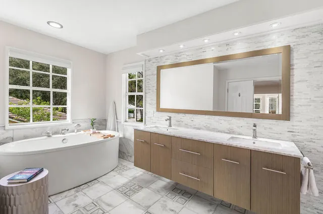 a view of a balcony and chairs