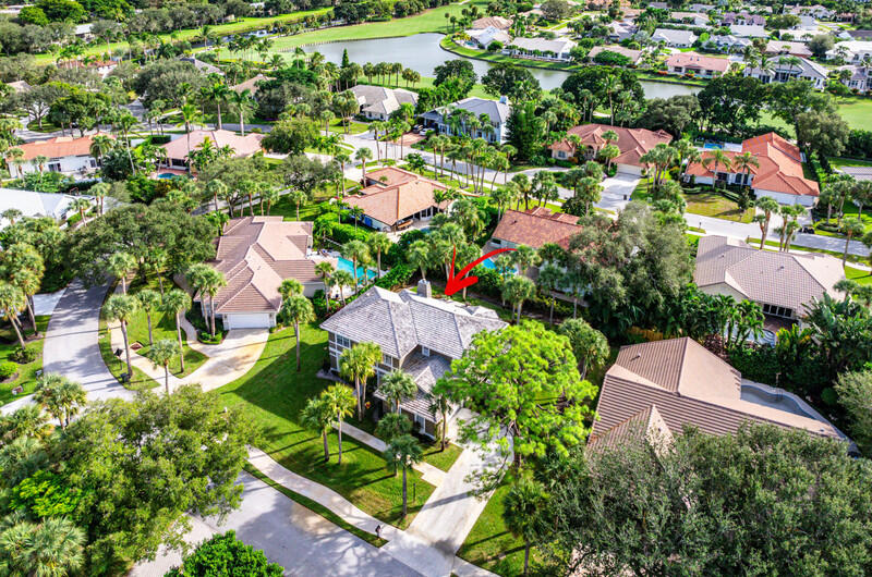 2620 Windham Court Delray Beach, FL 33445 - Photo 53 of 58 an aerial view of residential houses with outdoor space and street view