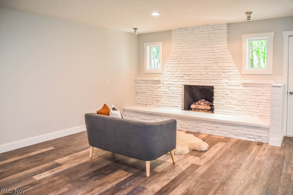 3754 Boydell Road Kent, OH 44240 - Photo 2 of 23 Great room with a brick fireplace.