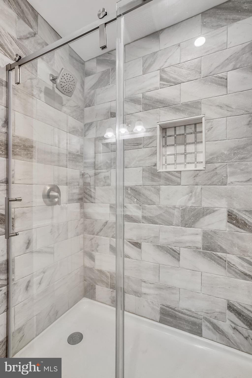 3626 Valley Road Ellicott City, MD 21042 - Photo 22 of 37 Lowrer Level Step in Shower w/Barn Slider Door.