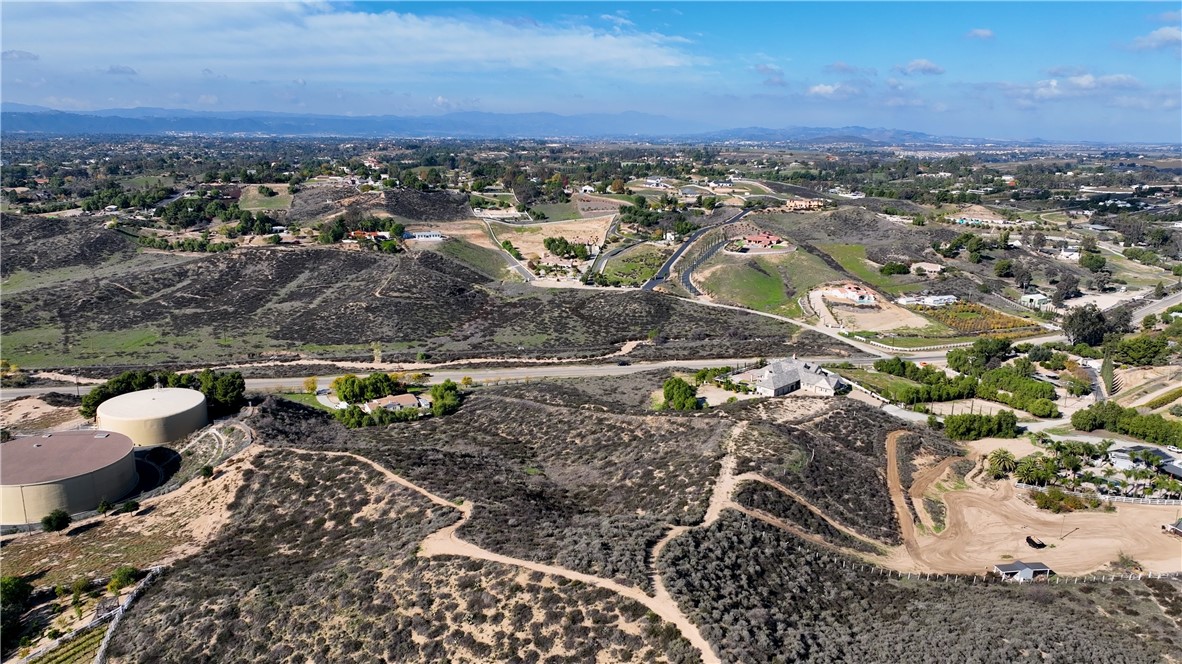 42160 Anza Road Temecula, CA 92592 - Photo 9 of 13 an aerial view of a yard with table and chairs
