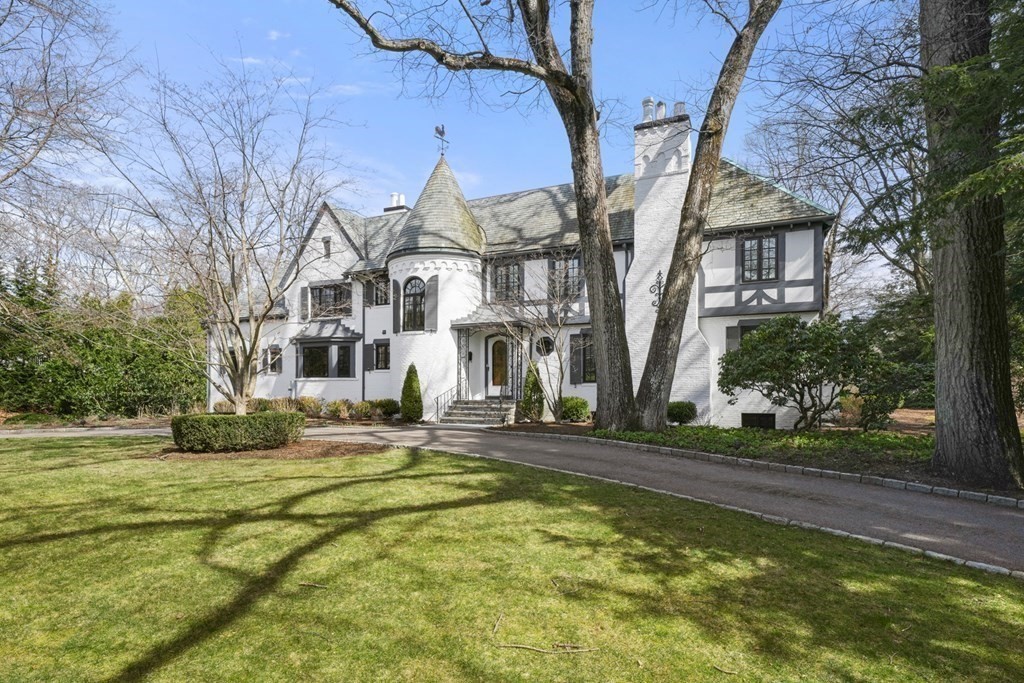 77 Woodcliff Road Wellesley, MA 02481 - Photo 1 of 42 a view of a house with a yard